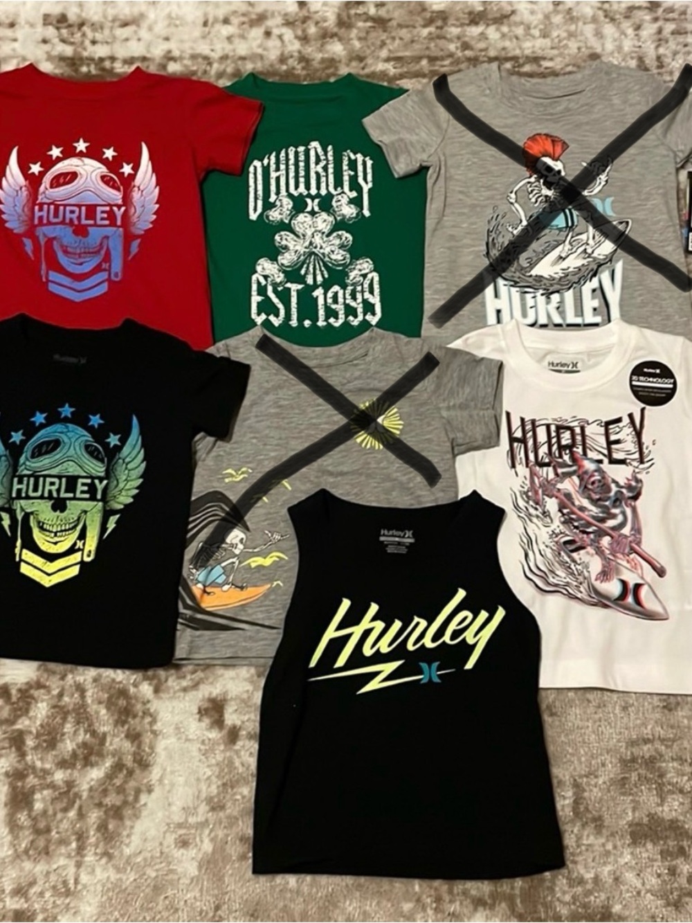 1/$10 Toddler Boy Hurley Top NWT/EUC